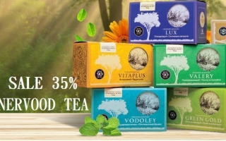 Скидка 35% на всю коллекцию фиточаев Enerwood Tea